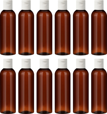 nsb herbals 100 ml PET Bottle(Pack of 12, Brown, White)