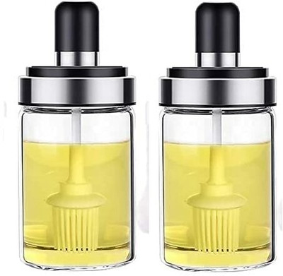 MAITRI ENTERPRISE Oil & Vinegar Set Glass(2 Piece)