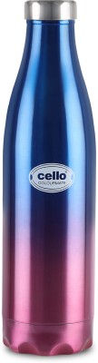 cello Colourmate Vacusteel Hot and Cold Flask | Leak Proof & Break-Proof | 800 ml Bottle(Pack of 1, Pink, Steel)