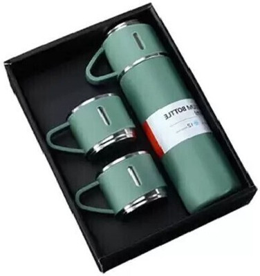 EasyToBuy VACUUM FLASK BOTTLE SET 500 ml Flask(Pack of 1, Multicolor, Steel)