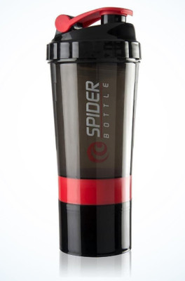 Snipper 500 ml Plastic Shaker(Pack of 1, Red)