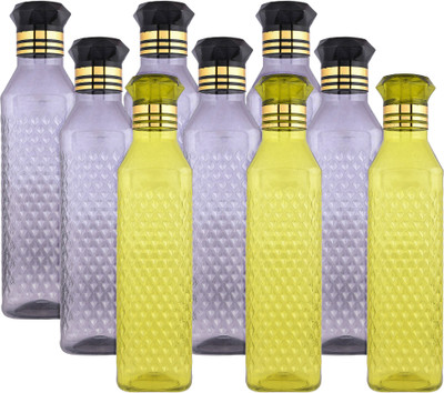 KUBER INDUSTRIES 1000 ml Plastic Bottle(Pack of 9, Multicolor)