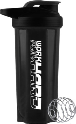 ZYRO 700 ml Plastic Shaker(Pack of 1, Black)