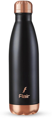 ABC 500 ml Steel Flask(Pack of 1, Black)