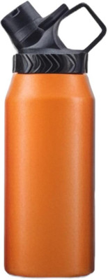 3D METRO SUPER STORE 750 ml Steel Flask(Pack of 1, Orange)
