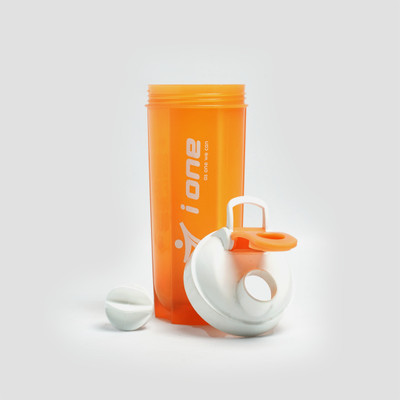 iOne 700 ml Plastic Shaker(Pack of 1, Orange)