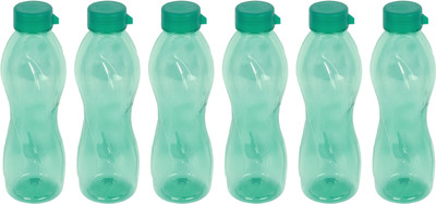 Pearlpet Pheonix 1000 ml Bottle(Pack of 6, Green, PET)