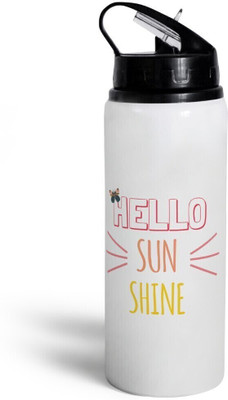 Indigifts 750 ml Aluminium Sipper(Pack of 1, White)