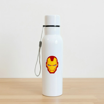 LofaPrints 500 ml Stainless Steel Bottle(Pack of 1, White)
