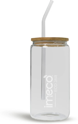 IMECO 400 ml Glass Sipper(Pack of 1, Clear)