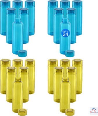Heart Home 1000 ml Plastic Bottle(Pack of 24, Blue, Green)