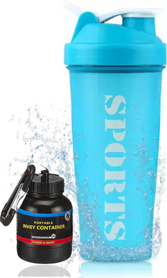 TRUE INDIAN 600 ml Plastic Shaker(Pack of 2, Blue)