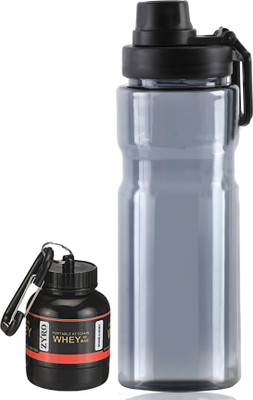 ZYRO 700 ml Plastic Sipper(Pack of 2, Black)