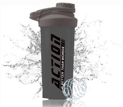 TRUE INDIAN 700 ml Plastic Shaker(Pack of 1, Grey)