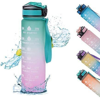 rdomi 1000 ml Tritan Sipper(Pack of 1, Multicolor)