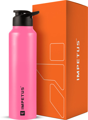 impetus 1000 ml Steel Bottle(Pack of 1, Pink)