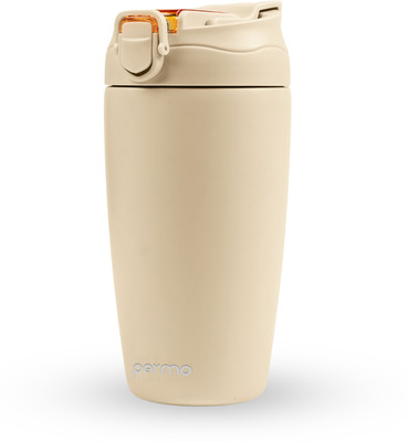 permo 500 ml Stainless Steel Bottle(Pack of 1, Off White)