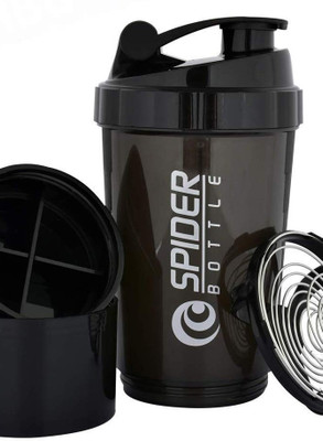 Inscription Enterprises 500 ml Plastic Shaker(Pack of 1, Black)