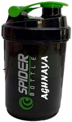 AGHNAYA 700 ml Plastic Shaker(Pack of 1, Black)