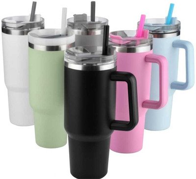 Chahat 1200 ml Stainless Steel, Plastic Flask(Pack of 1, Multicolor)