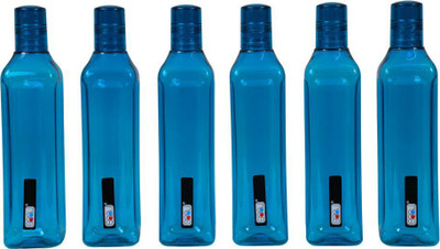 EssaBella 1000 ml Plastic Bottle(Pack of 6, Blue)