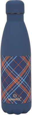 SPEEDEX Double Wall Vacuum Insulated Stainless Steel Water Bottle, Thermos Flask 500 ML 500 ml Flask(Pack of 1, Blue, Steel)