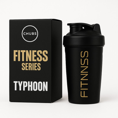 Chubs 500 ml Plastic Shaker(Pack of 1, Yellow)