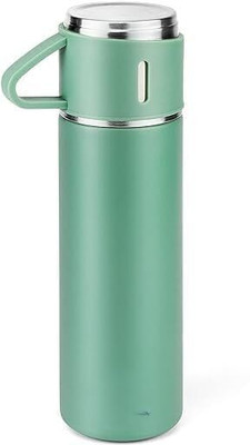 Tannu Craft 500 ml Aluminium Flask(Pack of 1, Green)
