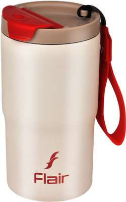 FLAIR 500 ml Steel Flask(Pack of 1, White)