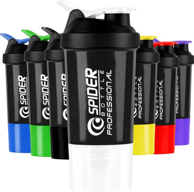 ZYRO 500 ml Plastic Shaker(Pack of 1, White)