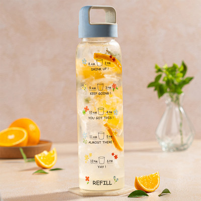 BOROSIL 1000 ml Glass Bottle(Pack of 1, Blue)