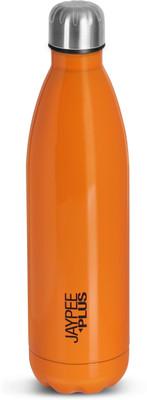 Jaypee Plus Alpha Thermosteel Insulated Flask 24 Hours Hot and Cold Water Bottle 750 ml Flask(Pack of 1, Orange, Steel)