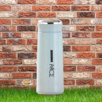 ZOMIFY Nice Glass Bottle Water Bottle with vaccum flask and loop(400ML) 400 ml Bottle(Pack of 1, Multicolor, Plastic)