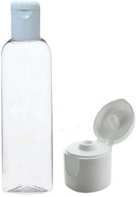 Erza 200ml Empty Clear Plastic Bottles Refillable Pack of 1 200 ml Bottle(Pack of 1, White, Plastic)