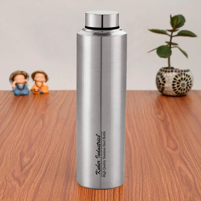 HOMESTIC by Kuber Industries 700 ml Steel Bottle(Pack of 1, Silver)