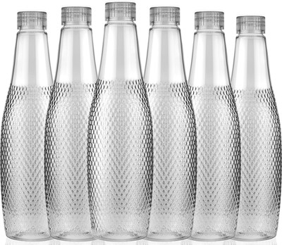 Flipkart SmartBuy 1000 ml Plastic Bottle(Pack of 6, Clear)