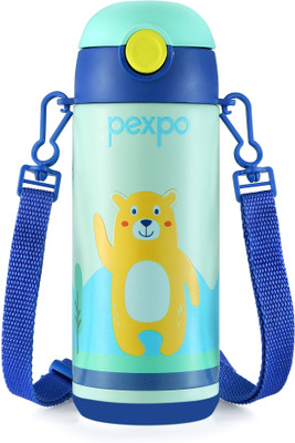 pexpo 300 ml Steel Flask(Pack of 1, Green)