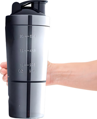 MozFit 750 ml Steel Shaker(Pack of 1, Silver)