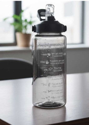 Askstore 2000 ml Plastic Bottle(Pack of 1, Black)