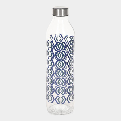 HitechMart 575 ml Glass Bottle(Pack of 1, Silver)