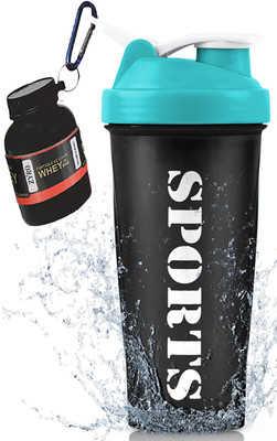 ZYRO 650 ml Plastic Shaker(Pack of 2, Multicolor)