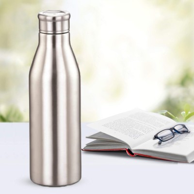 BLLUEX Stainless Steel Double Walled Vacuum Water Bottle, 24 Hours Hot and Cold 500 ml Flask(Pack of 1, Silver, Steel)