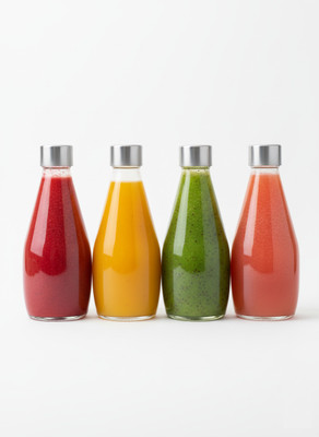 AAnami 250 ml Glass Bottle(Pack of 4, Clear)