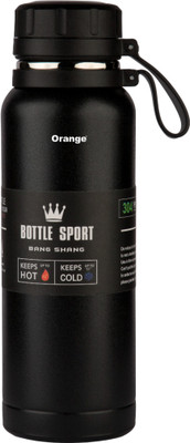 ORANGE 1000 ml Stainless Steel Bottle(Pack of 1, Black)