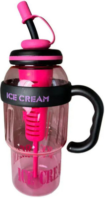 HydroJoy 1300 ml Plastic Sipper(Pack of 1, Pink)