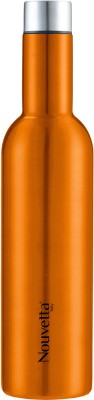 Nouvetta Brandon Double Wall Bottle - Orange 750 ml Bottle(Pack of 1, Orange, Steel)