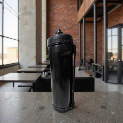 Livfit 500 ml Biocomposite Bottle(Pack of 1, Black)