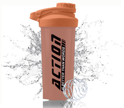 FIT FOCUS 700 ml Plastic Shaker(Pack of 1, Orange)