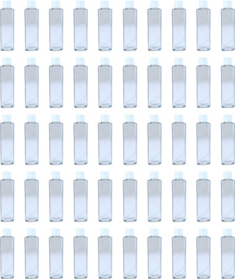 PHARCOS 200 ml Plastic Bottle(Pack of 50, Clear)
