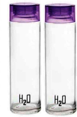 AK HUB 1000 ml Glass Bottle(Pack of 2, Clear)